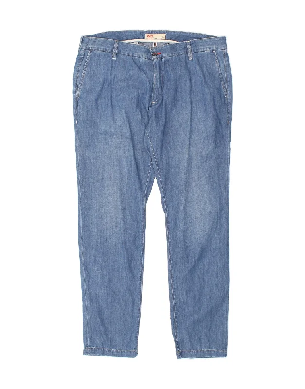 RIFLE Womens Slim Jeans W40 L33 Blue Cotton