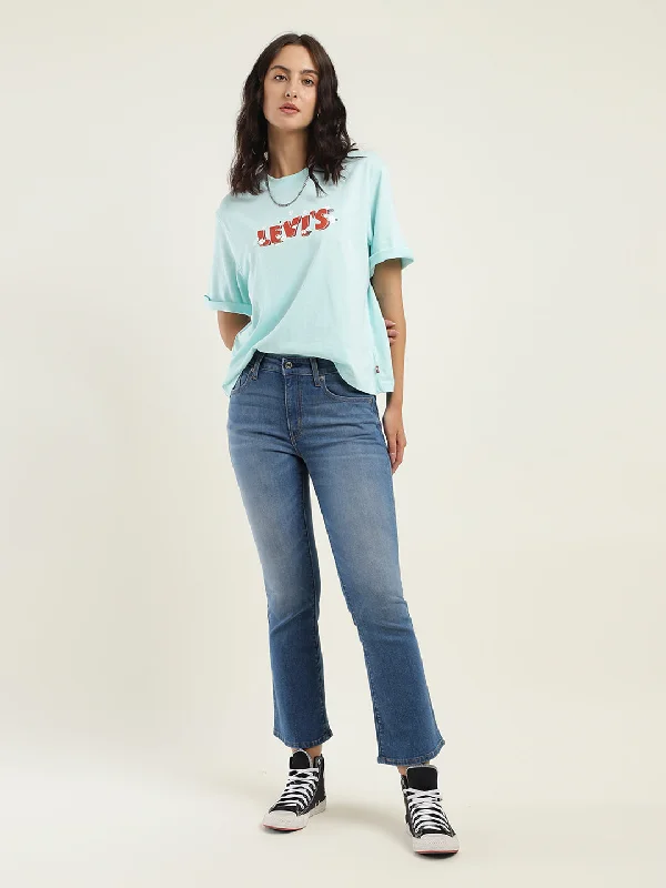 Women's High Rise 725 Slim Bootcut Fit Indigo Jeans