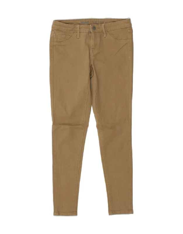 MOSSIMO Womens Mid Rise Jegging Jeans US 2 XS W26 L27 Beige Cotton