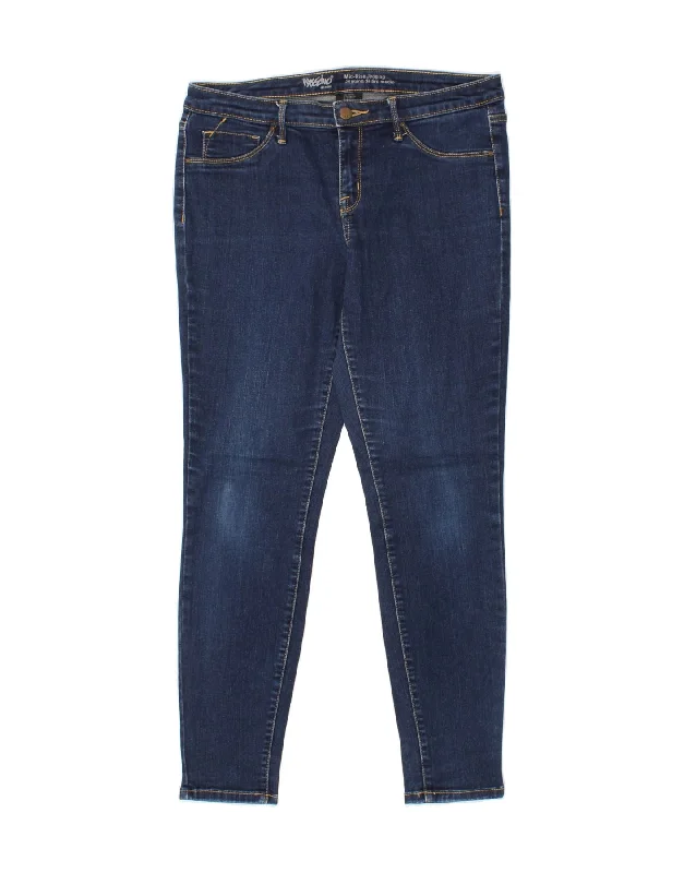 MOSSIMO Womens Mid Rise Jegging Jeans US 12 Large W31 L29 Blue Cotton