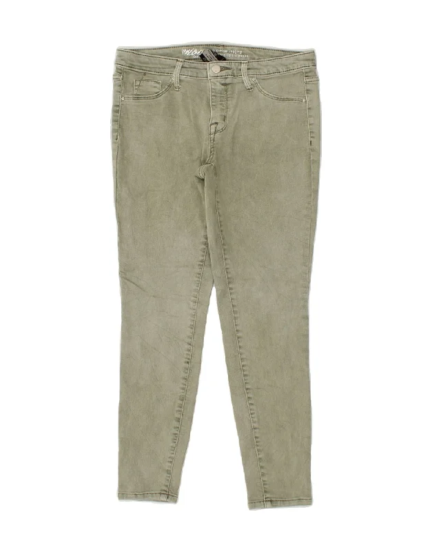 MOSSIMO Womens Mid Rise Jegging Jeans US 6 Medium W28 L26 Green Cotton