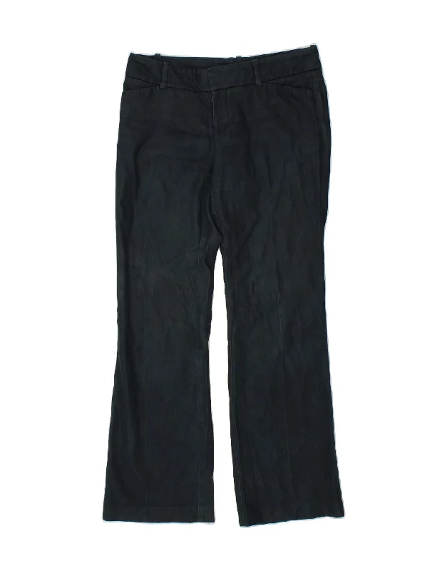 MOSSIMO Womens Bootcut Casual Trousers US 4 Small W30 L31 Navy Blue Cotton