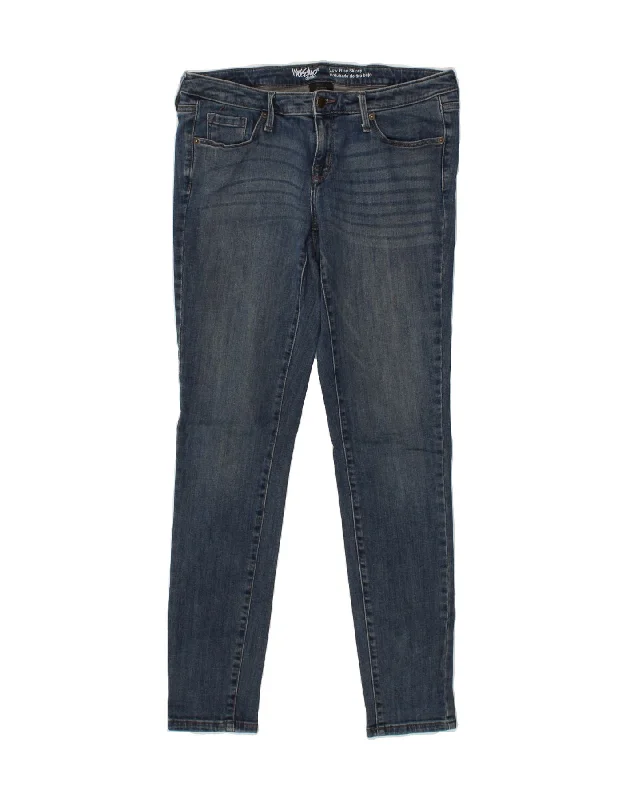 MOSSIMO Womens Low Waist Skinny Jeans US 12 Large W31 L30 Blue Cotton