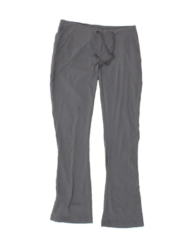 COLUMBIA Womens Bootcut Casual Trousers US 4 Small W28 L31 Grey Nylon