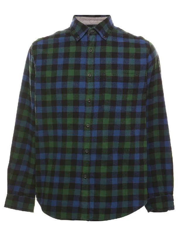 Eddie Bauer Checked Shirt - M