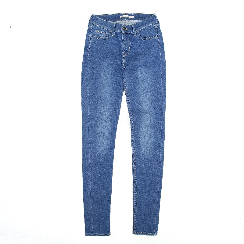 LEVI'S 710 Jeans Blue Denim Slim Skinny Womens W26 L32