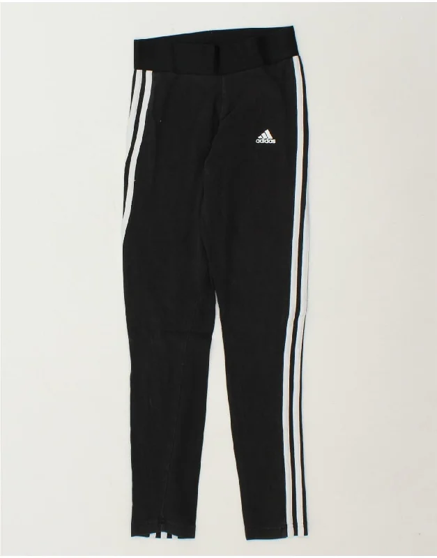 ADIDAS Womens Leggings UK 4/6 XS  Black