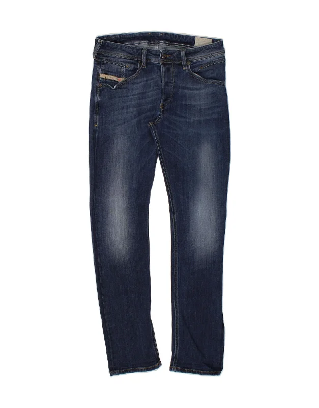 DIESEL Womens Belther Slim Jeans W30 L32 Blue Cotton