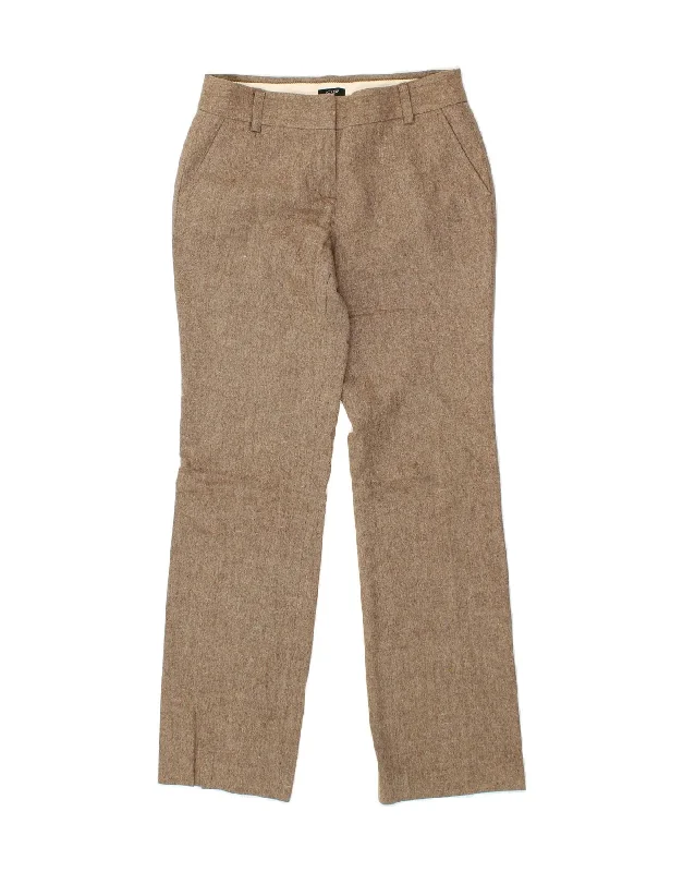 J. CREW Womens Straight Chino Trousers US 2 XS W30 L33 Brown