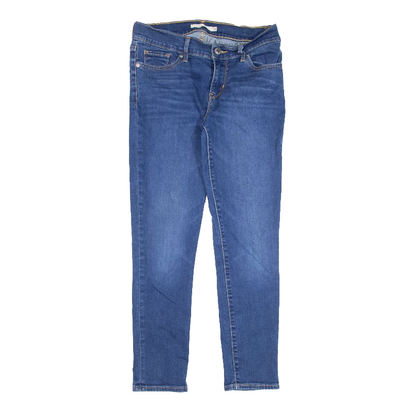 LEVI'S 711 Jeans Blue Denim Slim Skinny Womens W26 L25