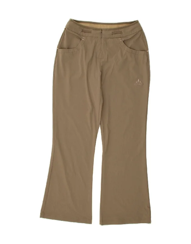 VAUDE Womens Bootcut Casual Trousers EU 40 Medium W30 L30 Beige Polyamide