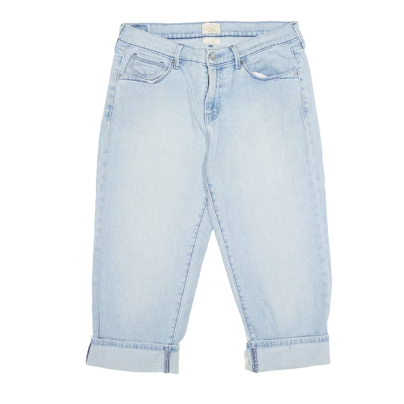 LEVI'S 515 Capri Jeans Blue Denim Regular Tapered Womens W30 L20