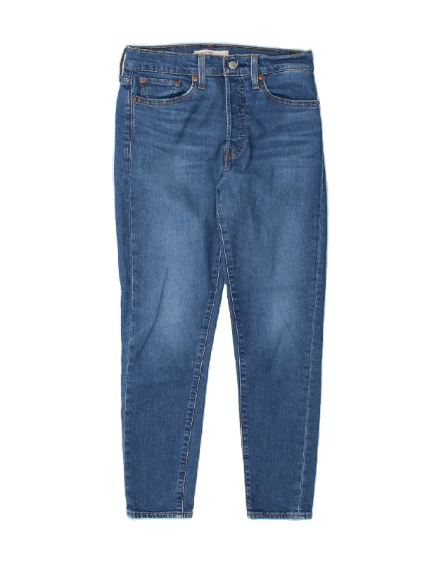 LEVI'S Womens Skinny Jeans W28 L25 Blue Cotton
