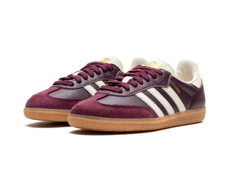 Adidas Samba OG ""Maroon Gold Metallic""