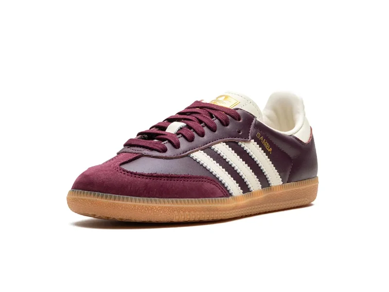 Adidas Samba OG ""Maroon Gold Metallic""