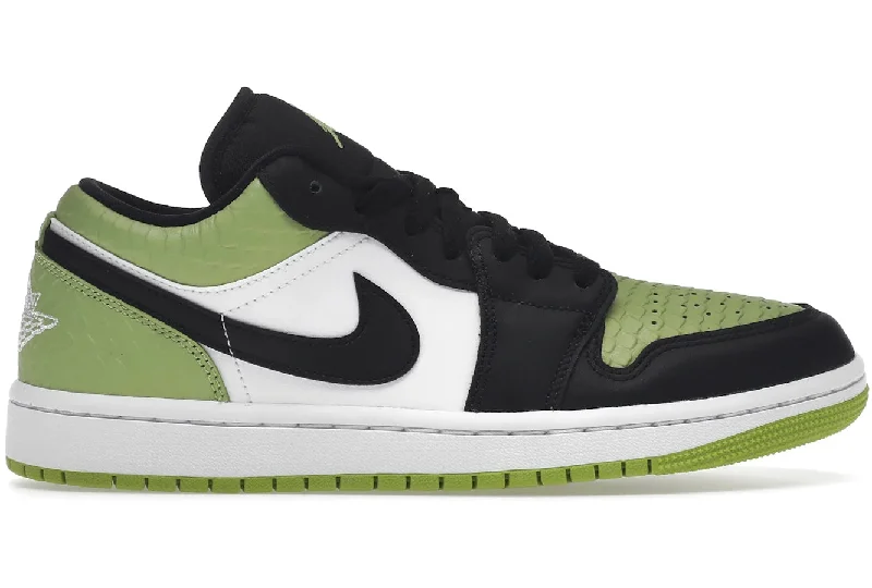 Air Jordan 1 Low Snakeskin Vivid Green