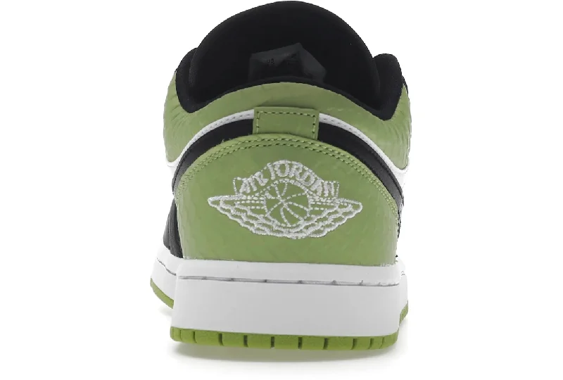 Air Jordan 1 Low Snakeskin Vivid Green