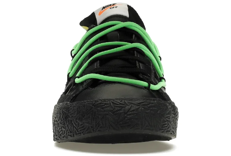 Blazer Low x Off-White Black Electro Green