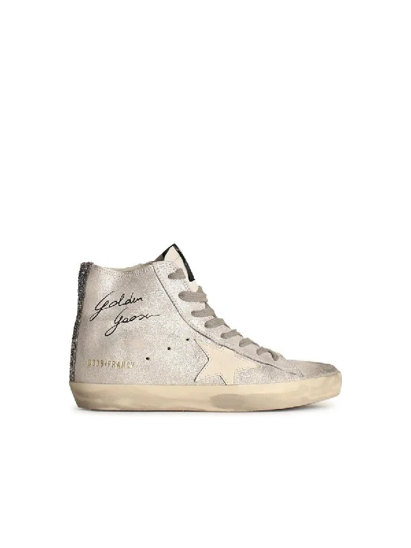 Golden Goose 'Francy' Grey Leather Sneakers