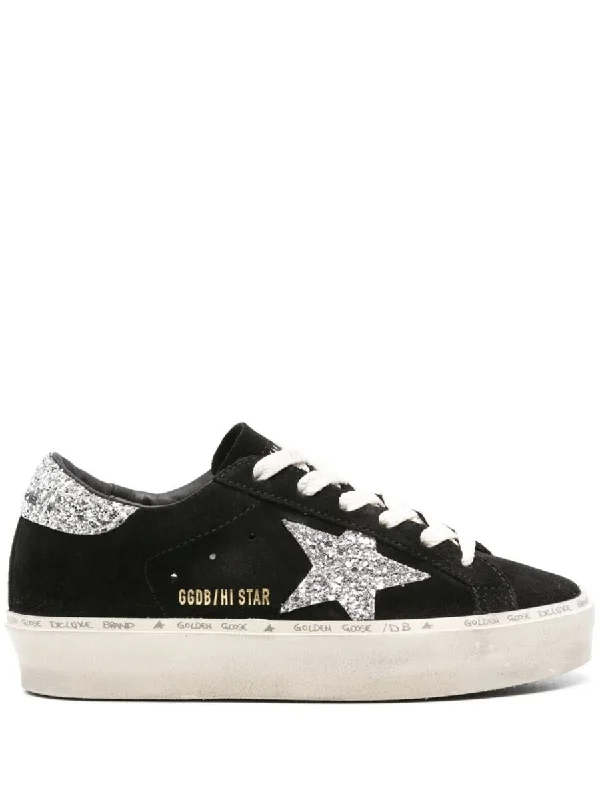 Golden Goose Hi Star Leather Sneakers