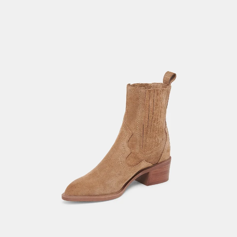 BRYLEE H2O BOOTIES MUSHROOM SUEDE