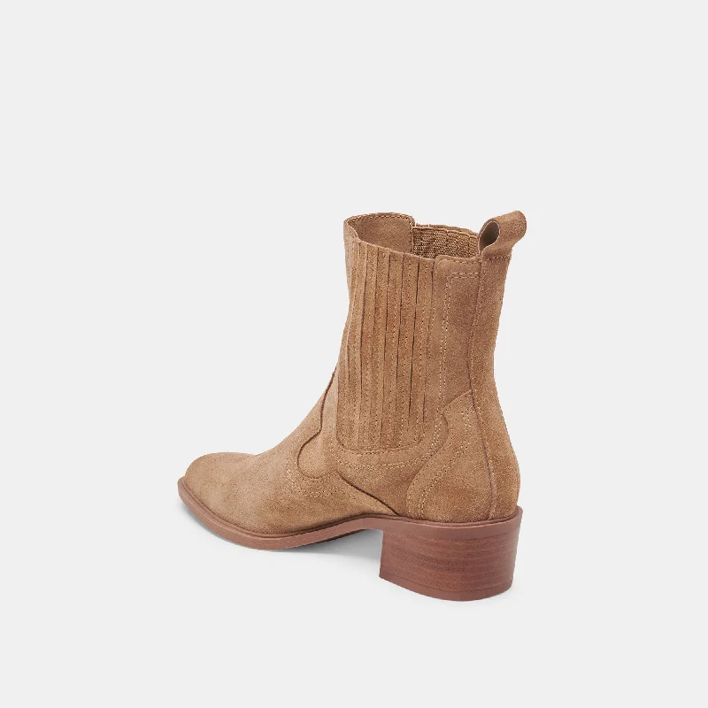 BRYLEE H2O BOOTIES MUSHROOM SUEDE