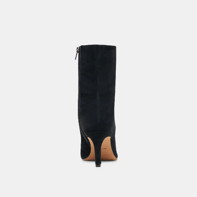 FERNLY WIDE CALF BOOTS ONYX SUEDE