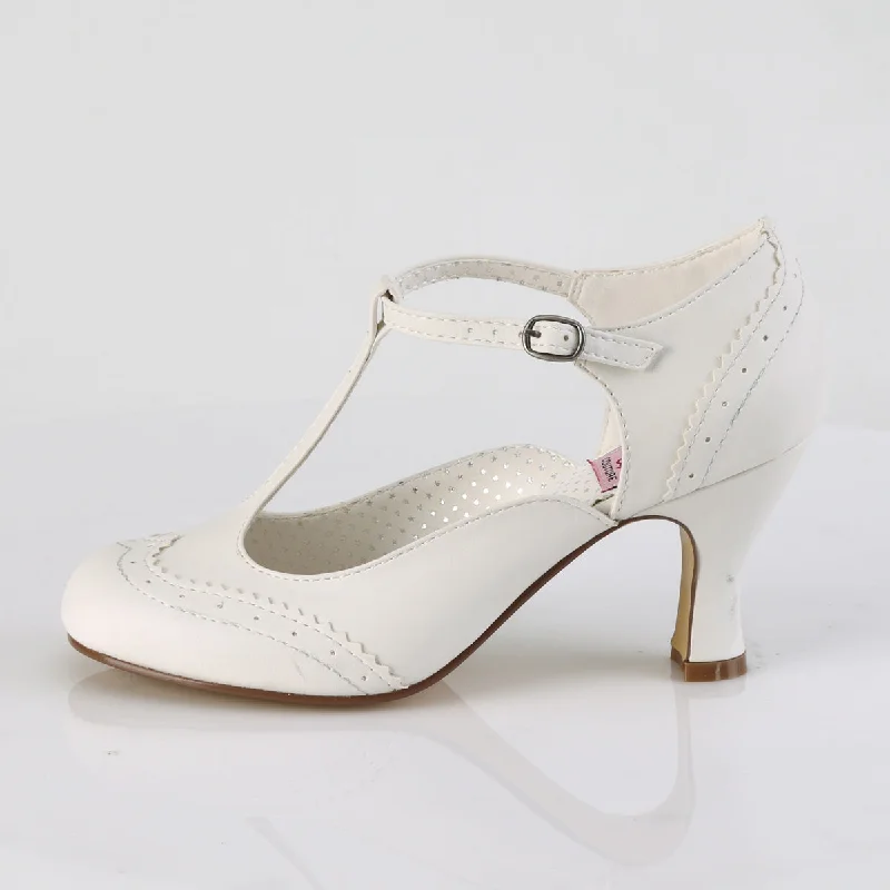 Flapper Wedding Shoes White