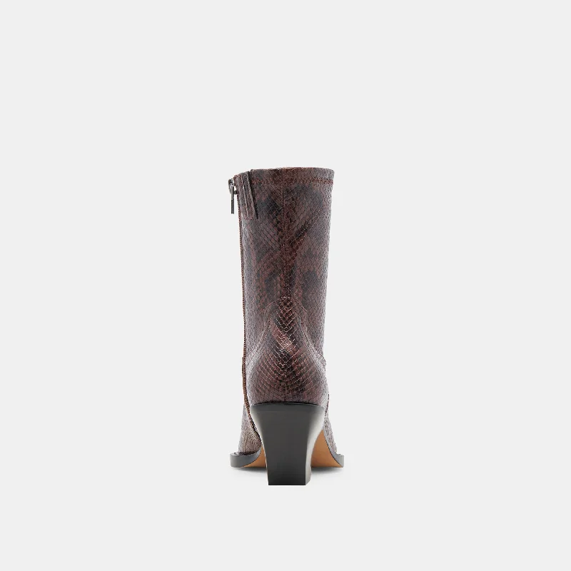 RUTGER WIDE CALF BOOTS JAVA EMBOSSED STELLA