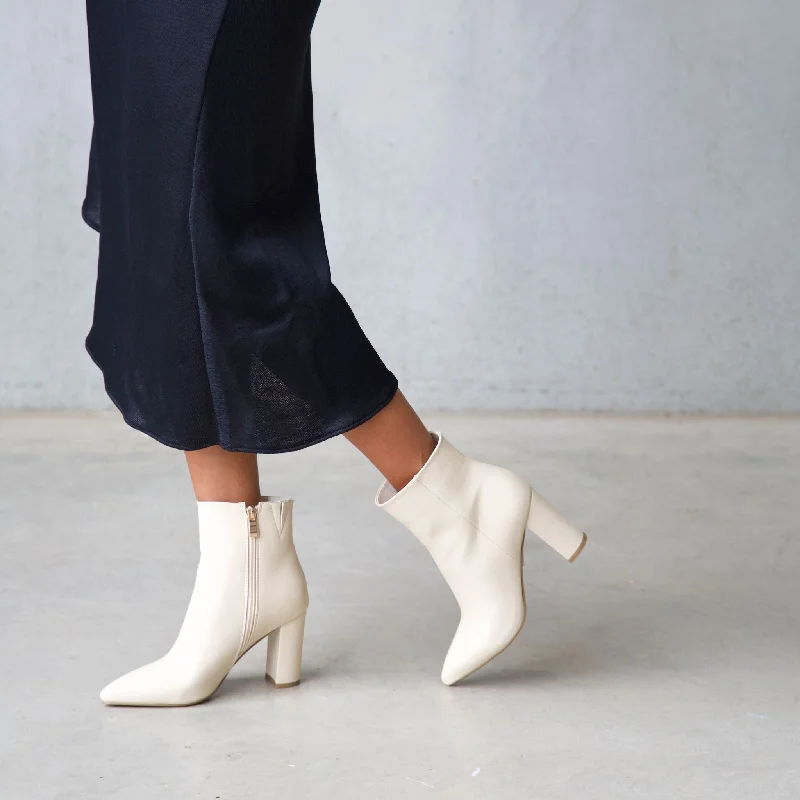 Stazie Buttermilk High Heel Boots