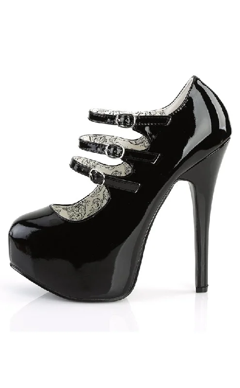 TEEZE-05 Black Patent Heels