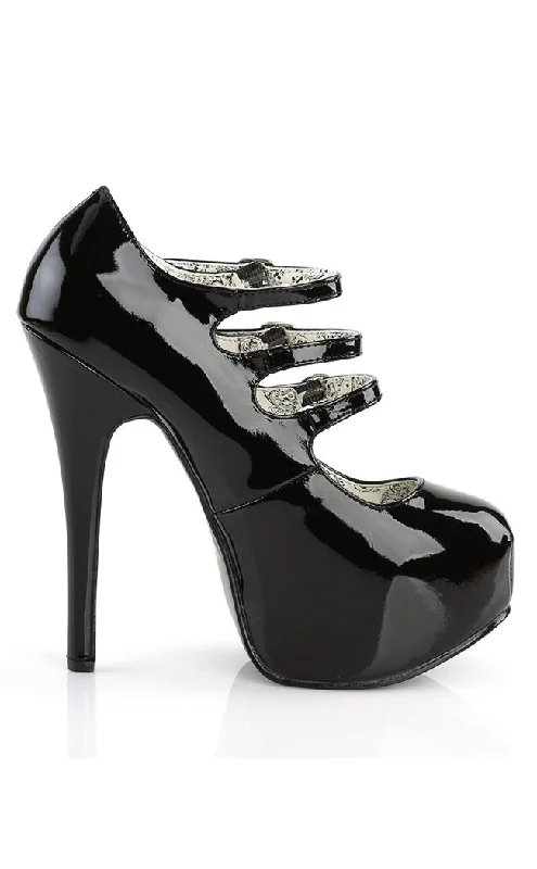 TEEZE-05 Black Patent Heels