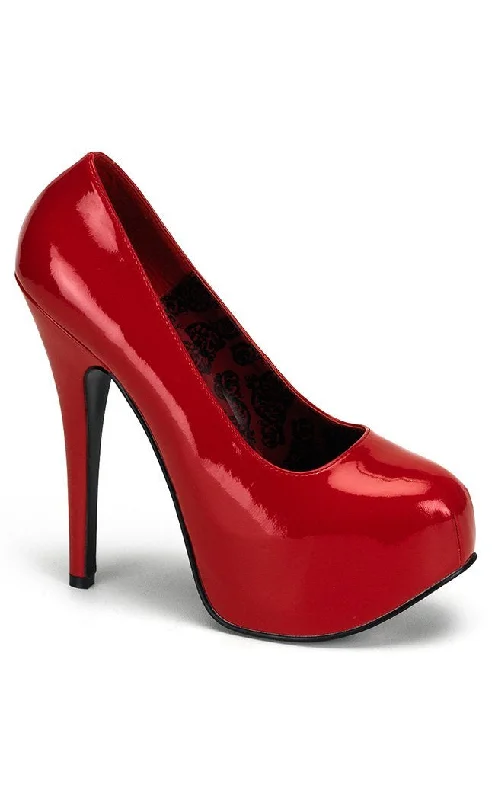 TEEZE-06 Red Pat Heels