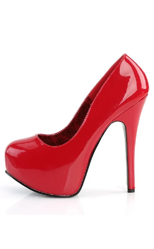 TEEZE-06 Red Pat Heels