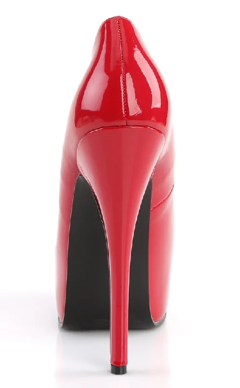 TEEZE-06 Red Pat Heels