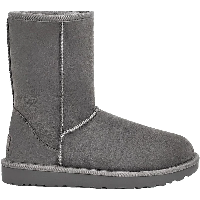 Women's UGG Classic Short II Grey Sheepskin