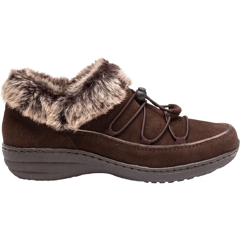 Women's Aetrex Chrissy Espresso Suede