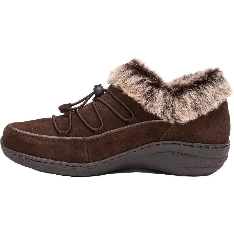 Women's Aetrex Chrissy Espresso Suede