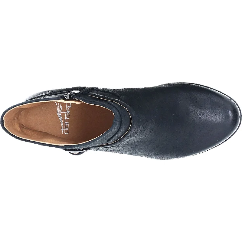 Women's Dansko Cagney Black Burnished Suede