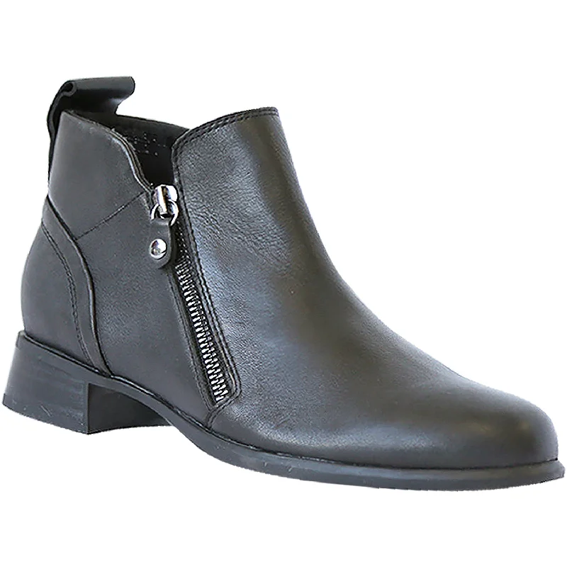 Women's Munro Neko Black Leather