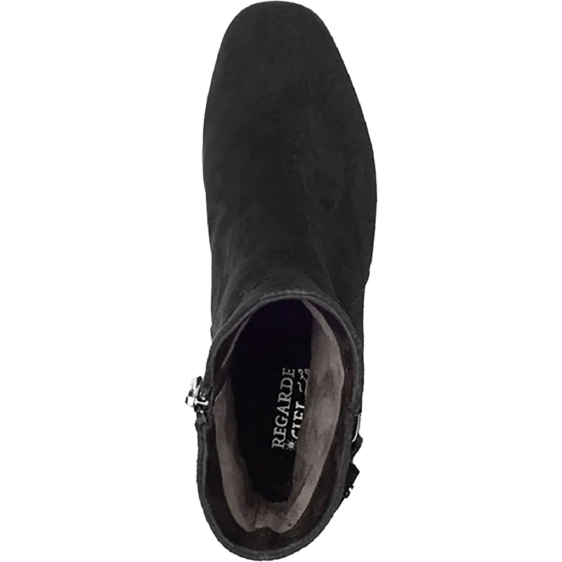 Women's Regarde Le Ciel Ines-68 Black Suede