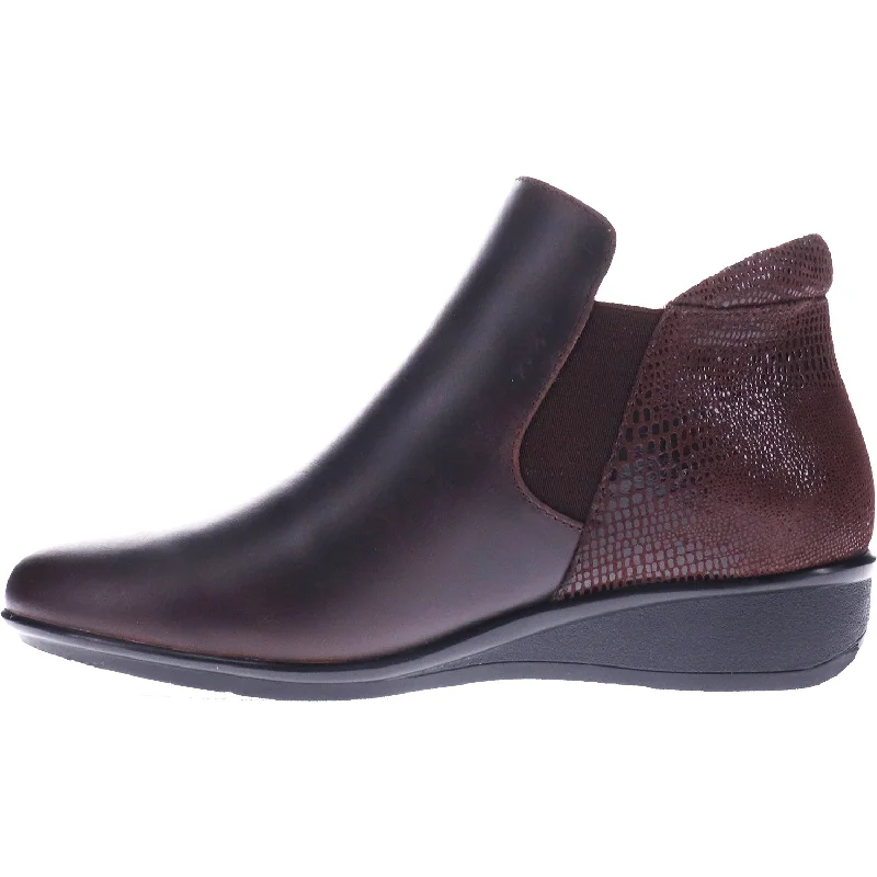 Women's Revere Damascus Espresso Lizard Leather