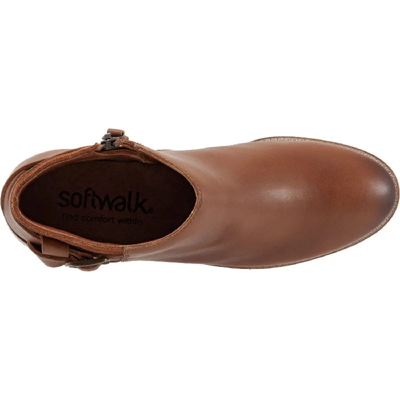 Women's SoftWalk Raleigh Cognac Leather