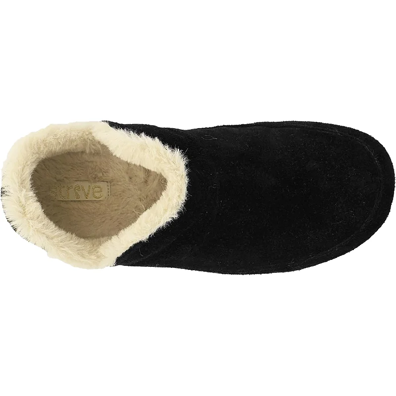 Women's Strive Geneva Black Suede