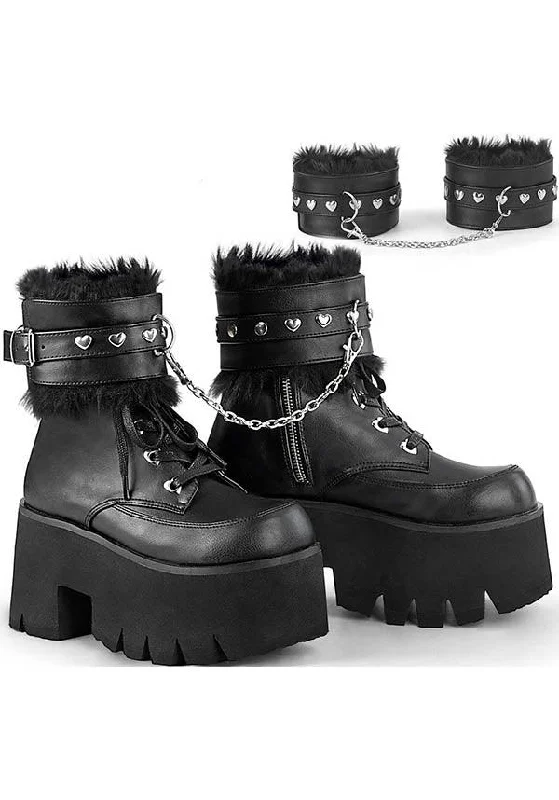 ASHES-57 [Black] | PLATFORM BOOTS [PREORDER]