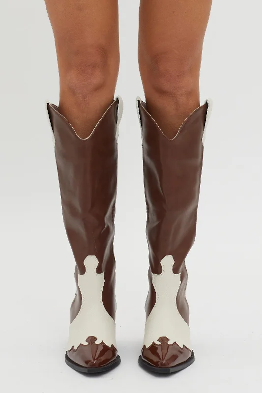 BiLLiNi Etta Boot Chocolate/Ivory