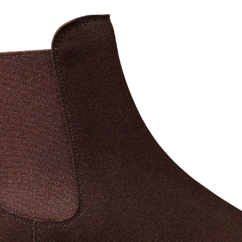 Bonnie Dark Brown Calf Suede