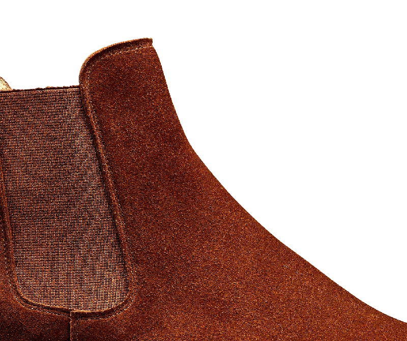 Bonnie Polo Brown Calf Suede