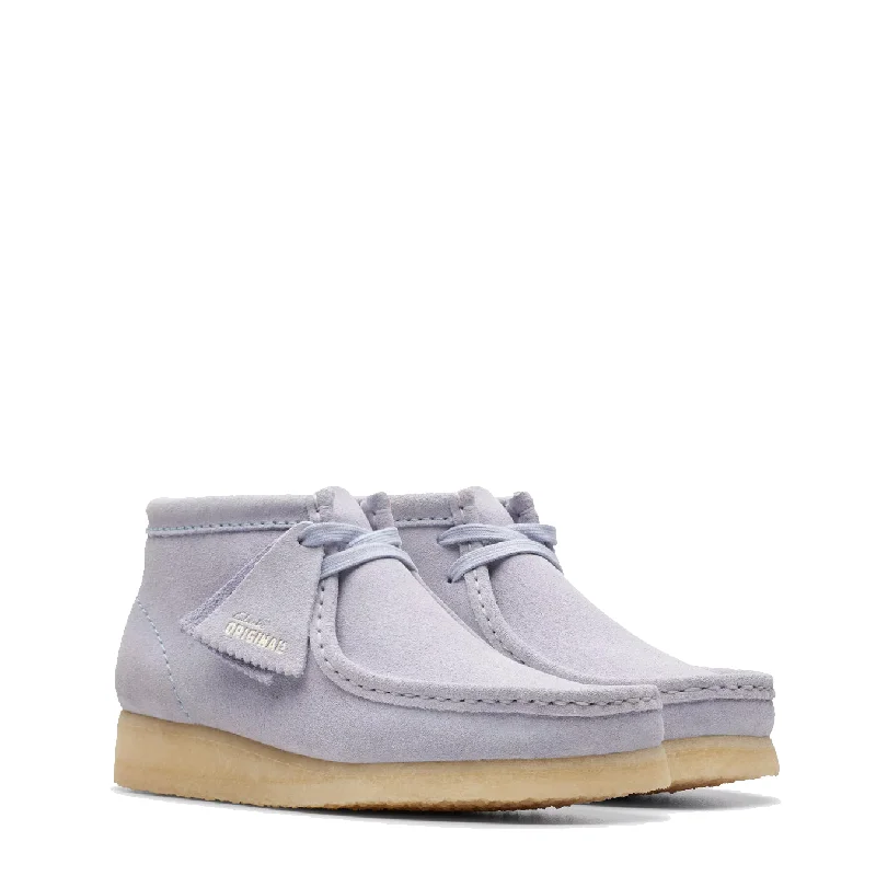 Clarks Originals Womens Wallabee Boot Cloud Grey Suede