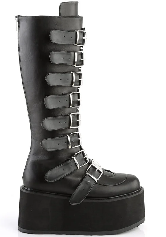 DAMNED-318 [Black] | PLATFORM BOOTS [PREORDER]